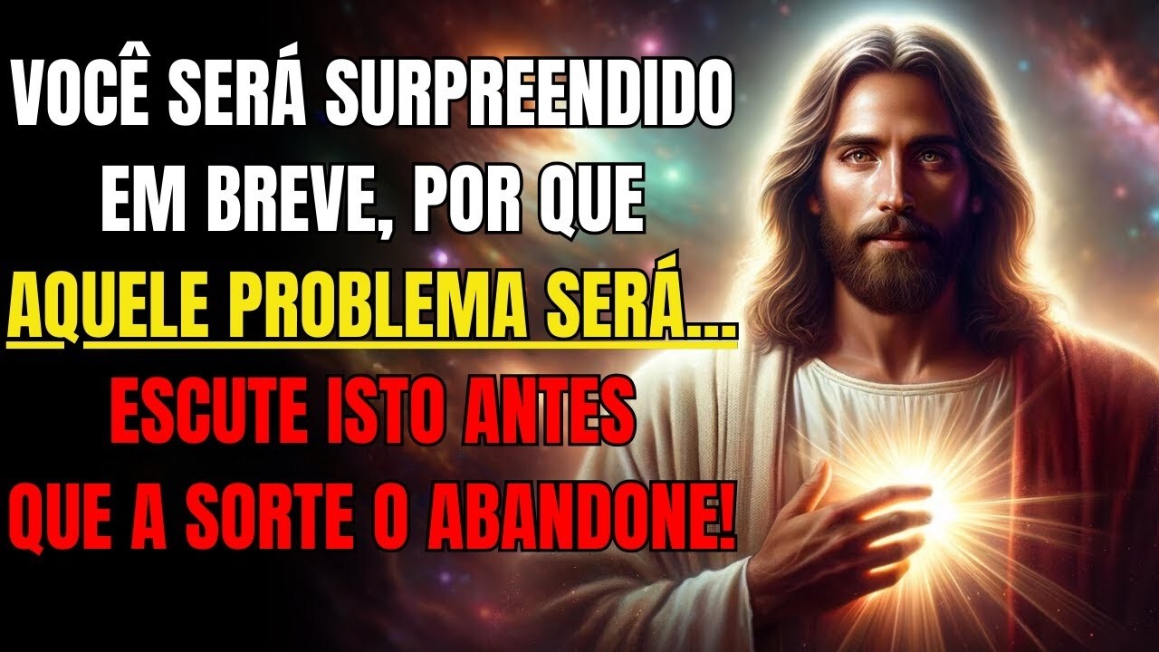 DEUS DIZ QUE RESOLVERÁ TODOS OS SEUS PROBLEMAS AMANHÃ! MENSAGEM DE DEUS