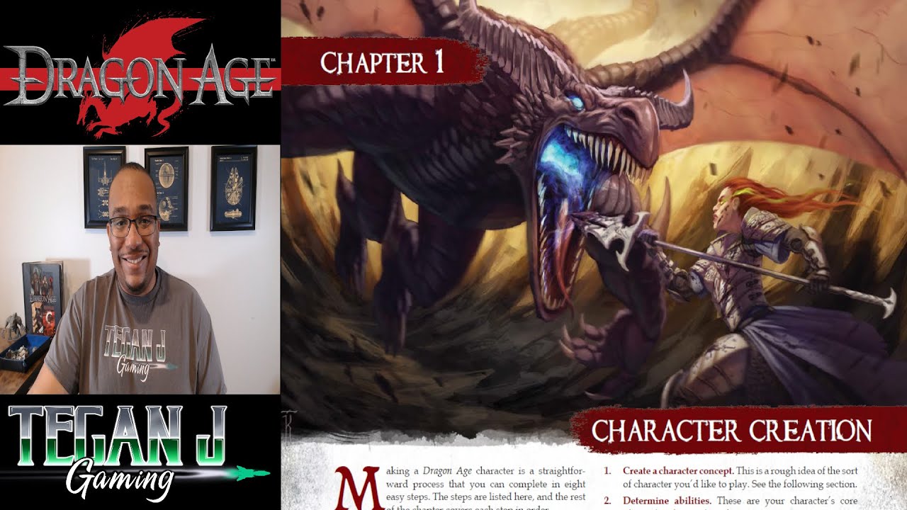How to build a character using the Dragon Age TTRPG
