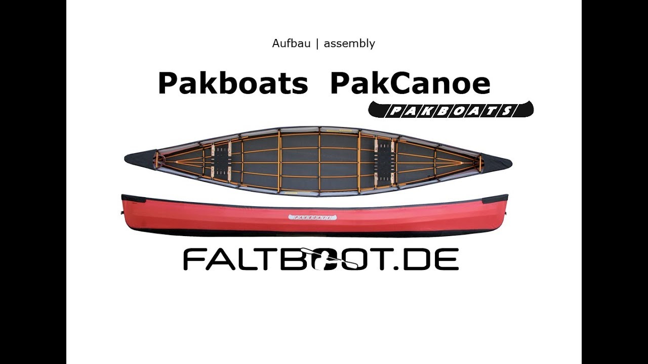 Pakboats PakCanoe Faltboot Faltkanadier Aufbau