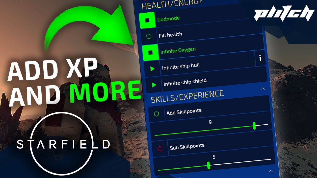 STARFIELD Trainer with Cheats: ADD SKILLPOINTS, INFINITE BOOSTER, ADD CREDIT,... | Trainer by PLITCH