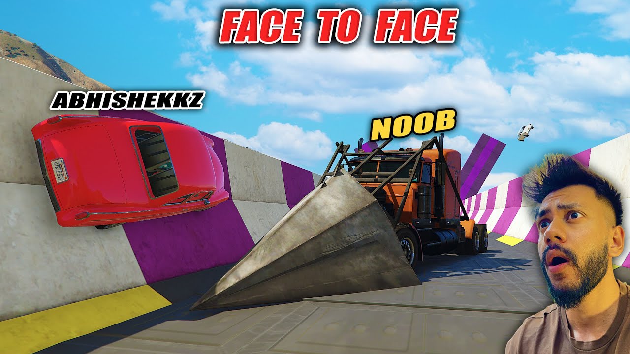 99.987% NOOBS LEFT THIS NARROW FACE TO FACE  | GTA 5 PARKOUR RECE