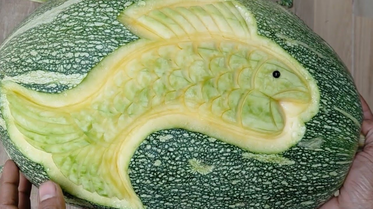 Next-Level Fruit Cutting Pumpkin Carving 