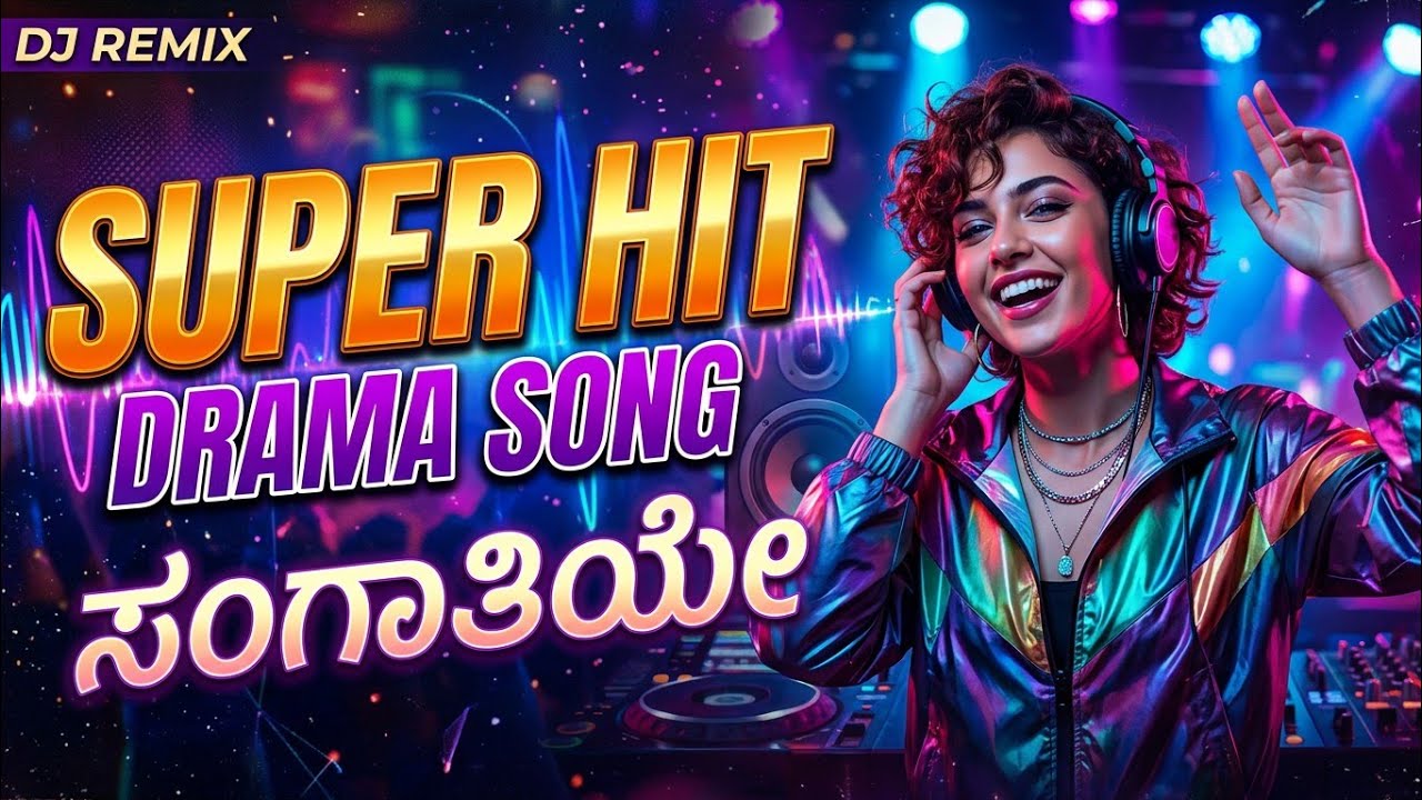 ಸಂಗಾತಿಯೇ ಸಂಗಾತಿಯೇ 🔥 | DRAMA SONG | HEART TOUCHING KANNADA LOVE SONG |  NEW VERSION DJ SONG 