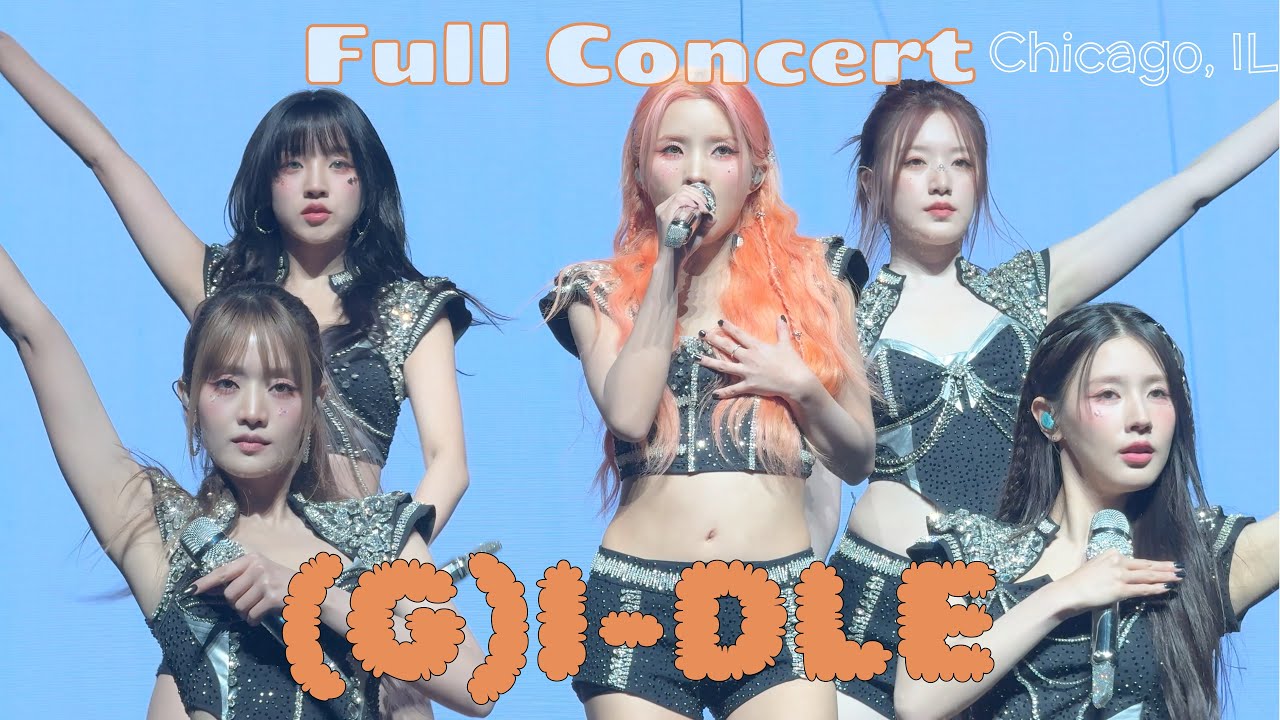 240915 (여자)아이들 (G)I-DLE - Full concert (24 songs) live @ Allstate Arena, Chicago, IL 4K Fancam