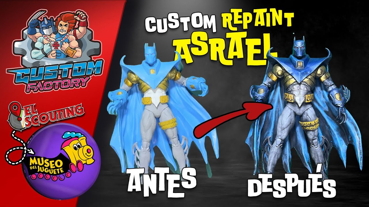 217   Custom, repaint Azrael, tutorial, mc farlane toys, diy