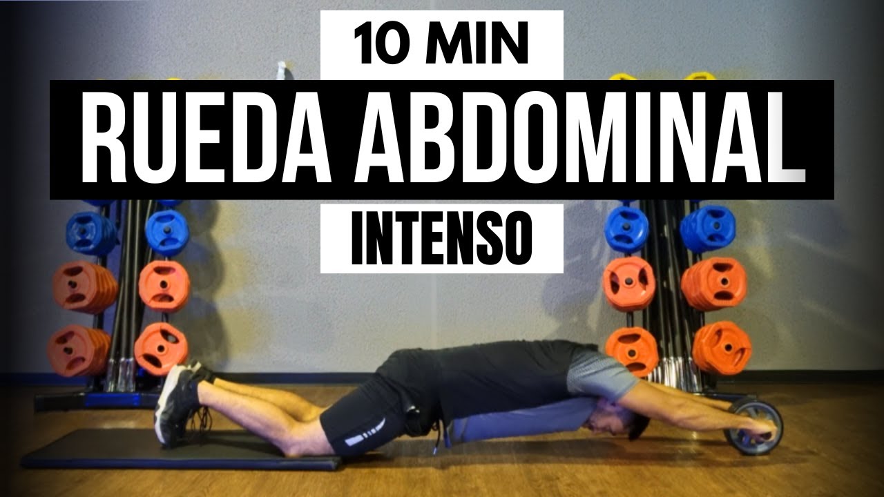 🔥Rutina ABDOMEN intensa con rueda 🔥 ejercicios con rueda abdominal |10 min