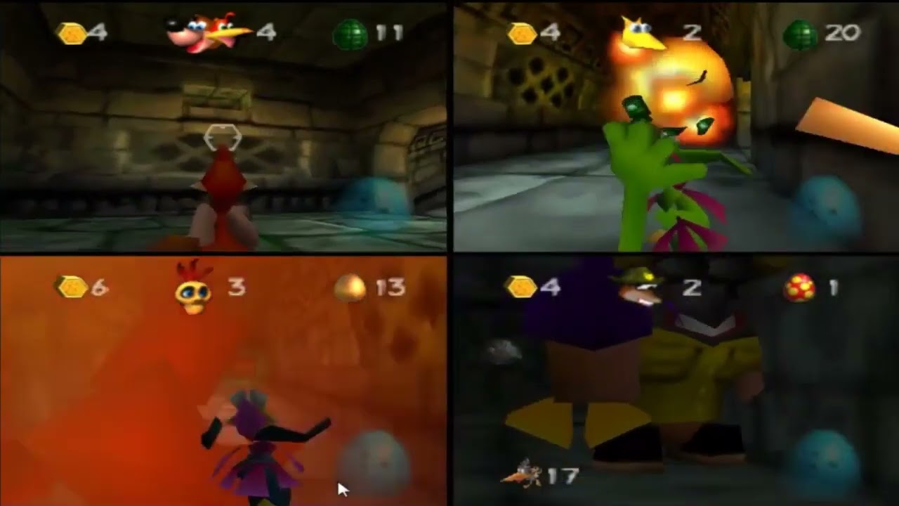 BANJO TOOIE N64 Multiplayer 4 Players
