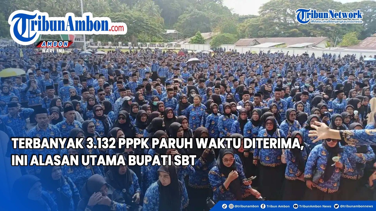Terbanyak 3.132 PPPK Paruh Waktu Diterima, Ini Alasan Utama Bupati SBT