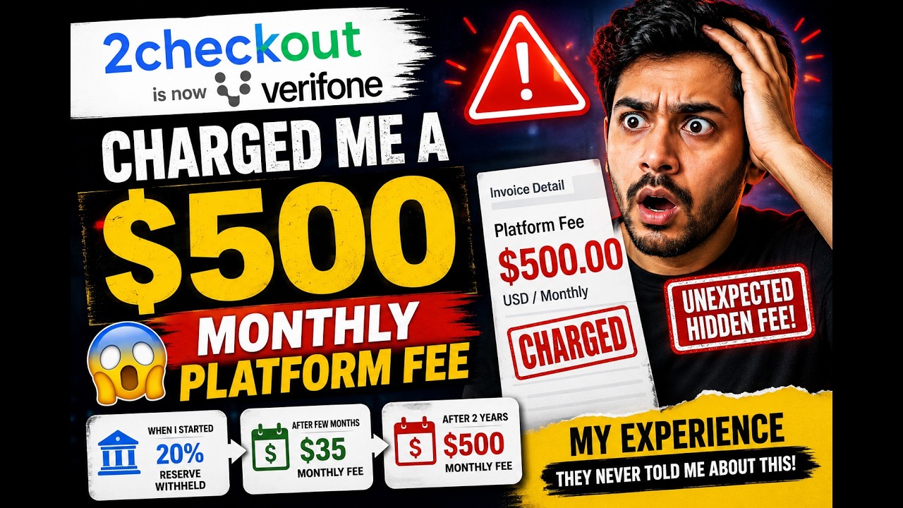 2Checkout (Verifone) Charged Me a $500 Monthly Platform Fee 😱