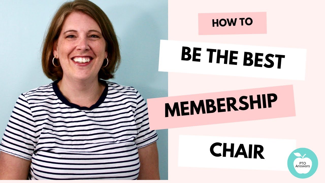 How to Be the Best PTO Membership Chair / PTA Membership Chair for more Parent Involvement in School