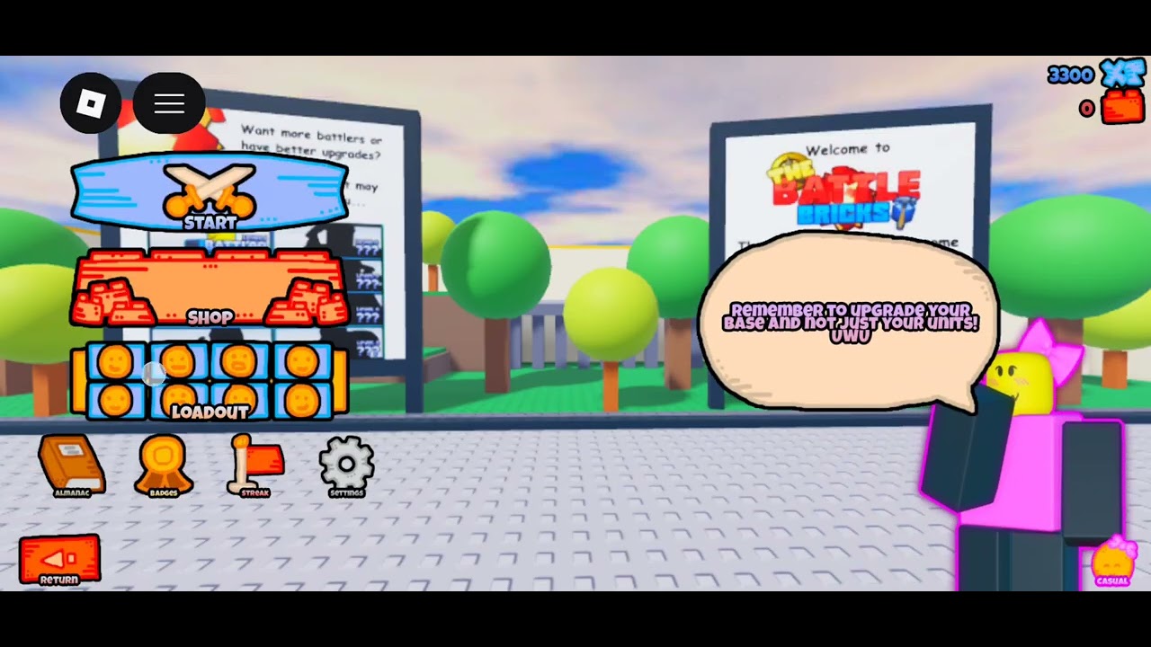 Fine, I'll play the battle bricks.