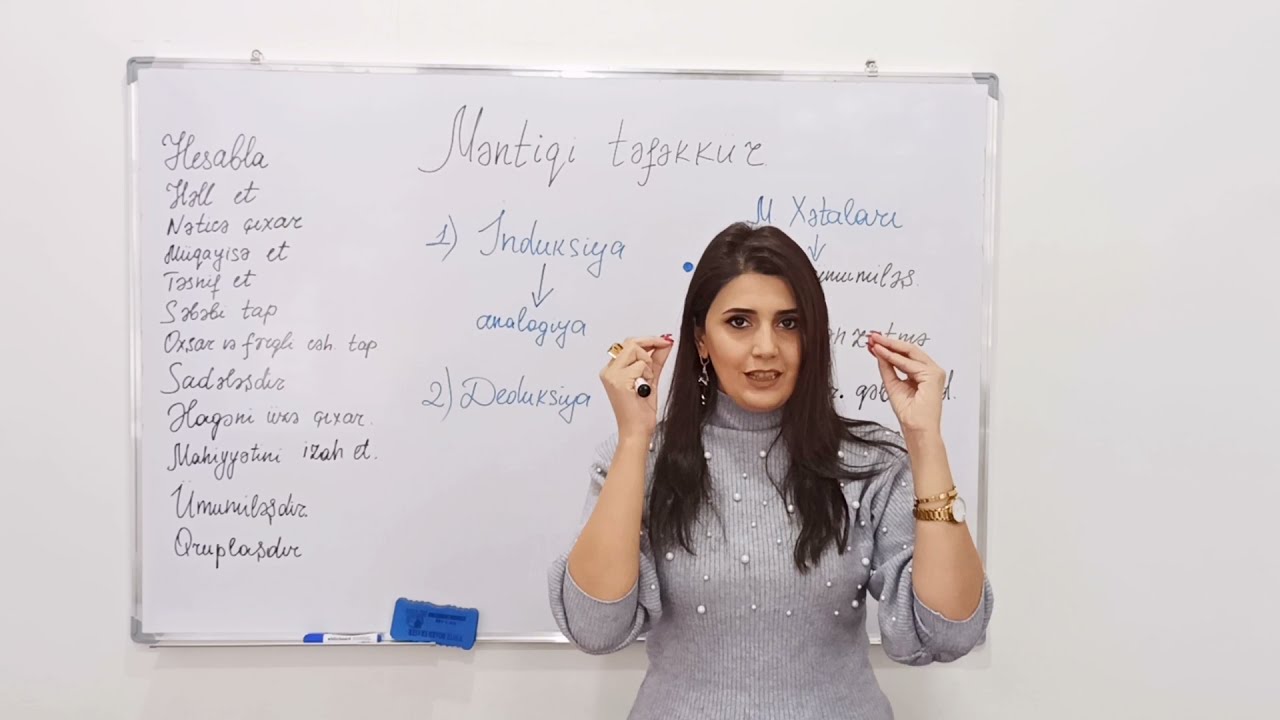 Məntiqi təfəkkür  (tel: 055-551-78-08)