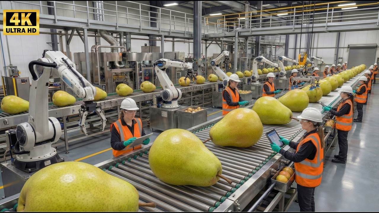 MILLIONS of Slices Per Day – The INSANE Speed of Modern Pear Factory