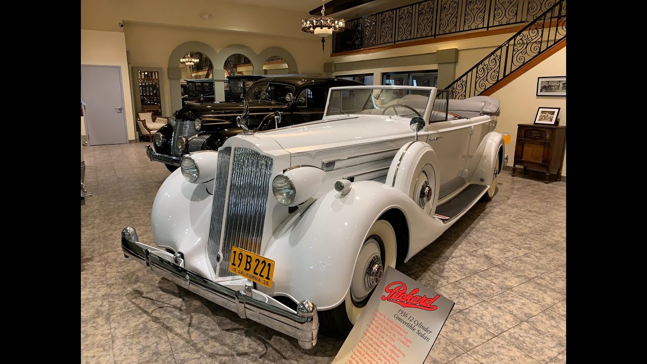We got a tour of a 1930's classic car showroom!
