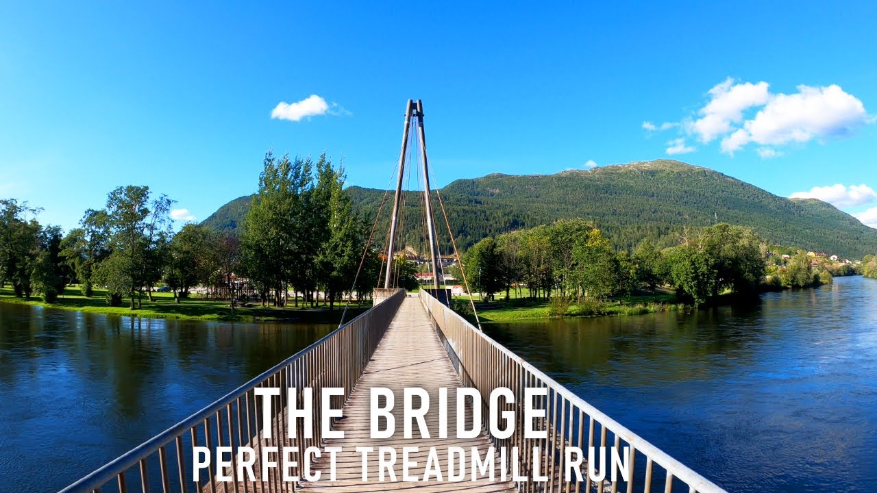 Virtual Running Videos | The Bridge | Sun Fun Run! | Treadmill Workout | Virtual Run | Home Workout