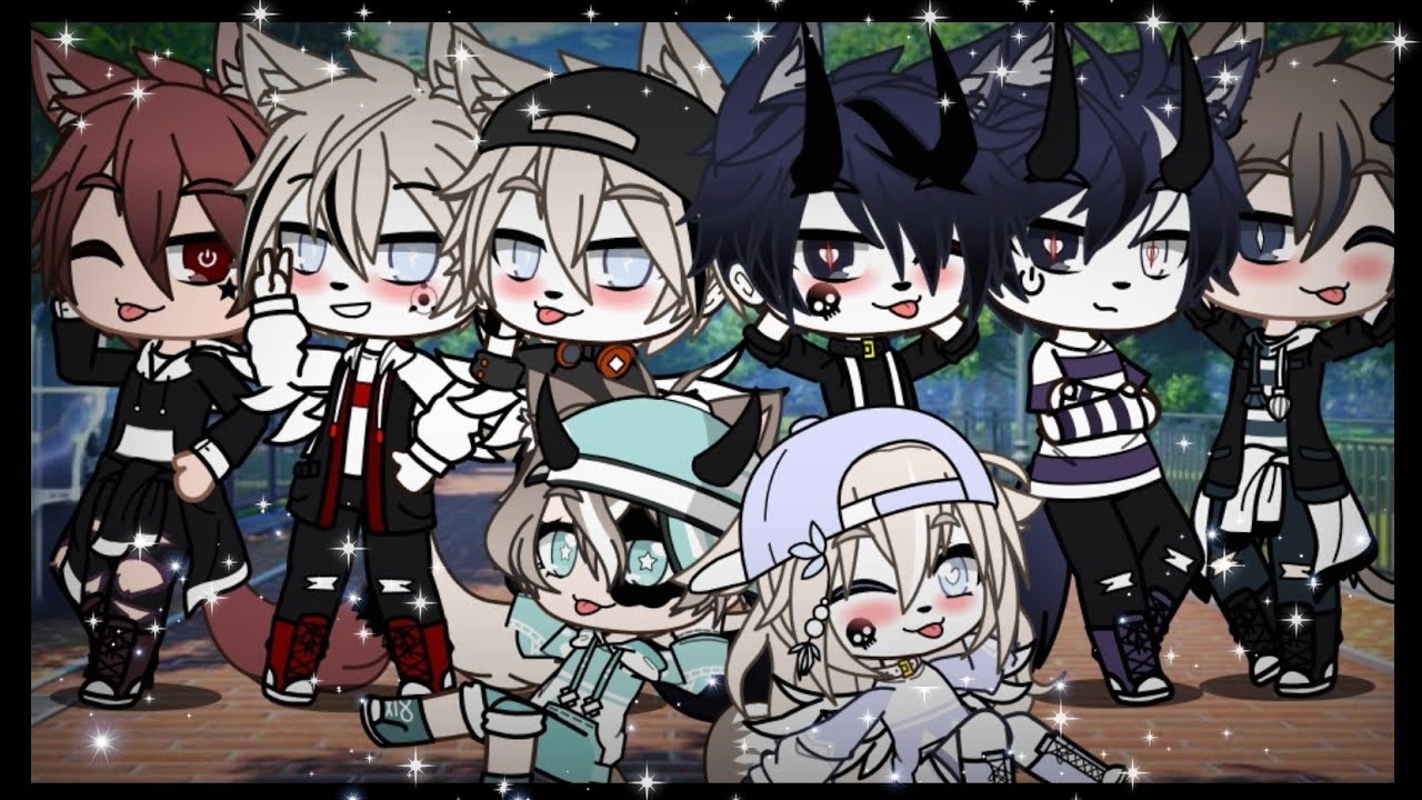 👉❤️Cuando eres la única chica en un grupo de chicos❤️👈//MEME//GachaClub//Leer descripción
