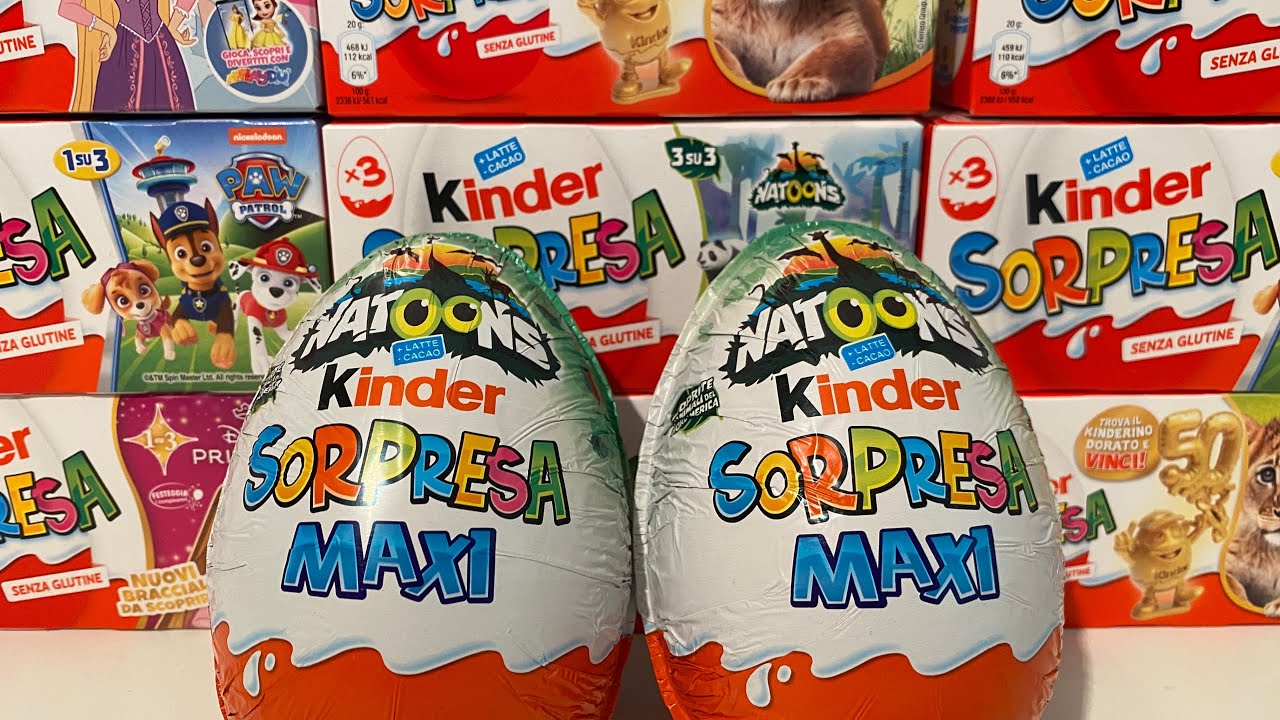 Nstoons Maxi Compilation Kinder Surprise ASMR Unboxing 