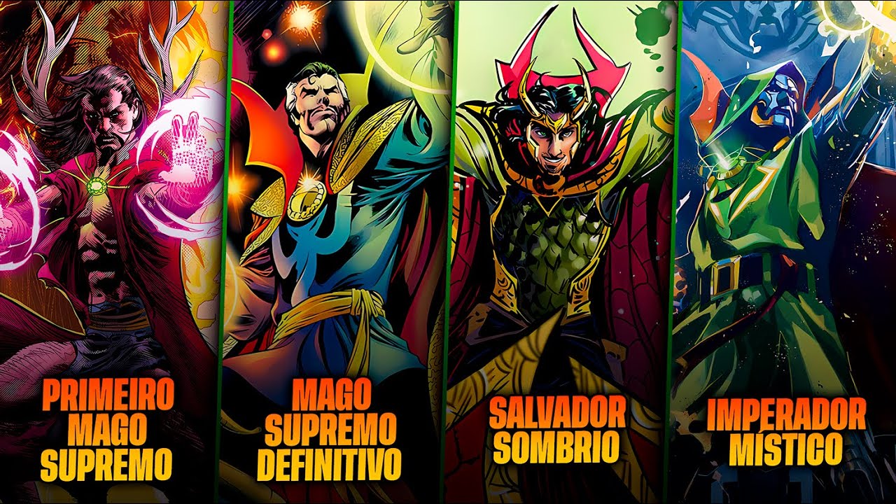 Os 10 MAGOS SUPREMOS Mais INSANOS da Marvel!