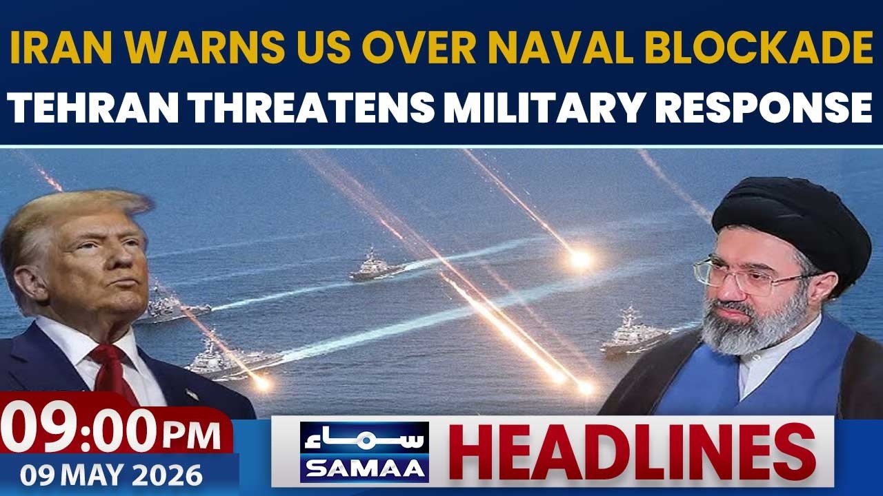 ran Warns US Over Naval Blockade | Tehran Signals Military Response | 9 PM News Headlines