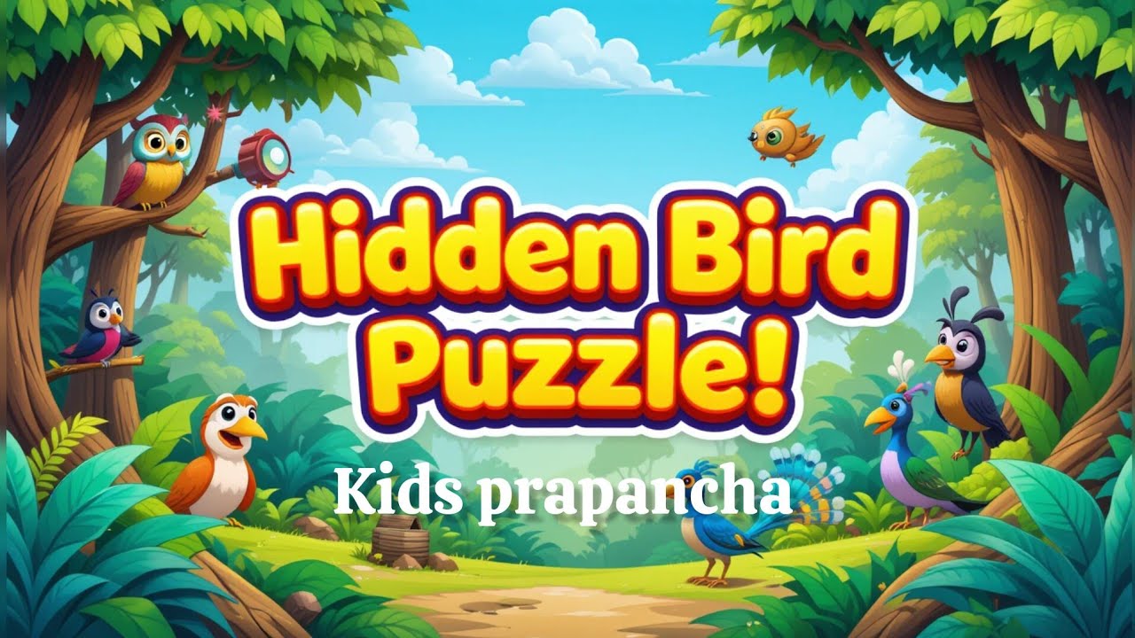&ldquo;Can You Find the Hidden Birds? 🦉🦜 Fun Puzzle Game for Kids | 10 Bird Challenge&rdquo;Kids Prapancha