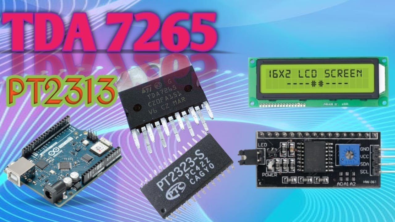 TDA 7265 with PT2313 Arduino Code 