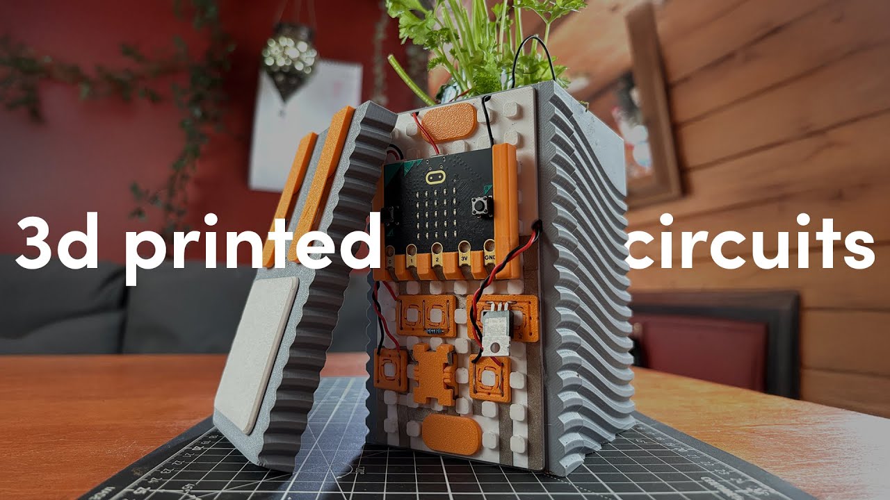 I 3D Printed Circuit Boards – To Water My Plants!