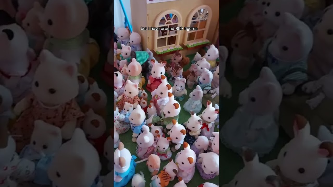 After collecting for nearly 15 years 🤯 how many Sylvanians do I have? #Shorts