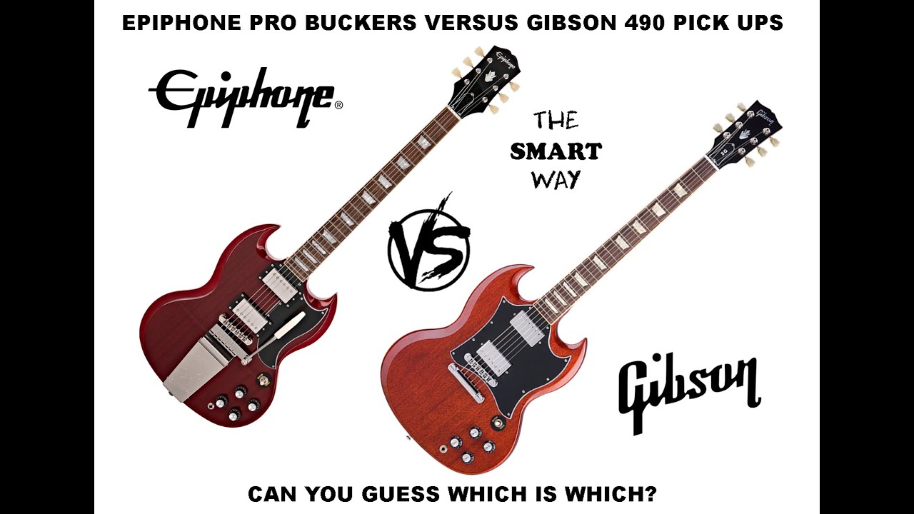 Epiphone Probuckers Versus Gibson 490 Pickups