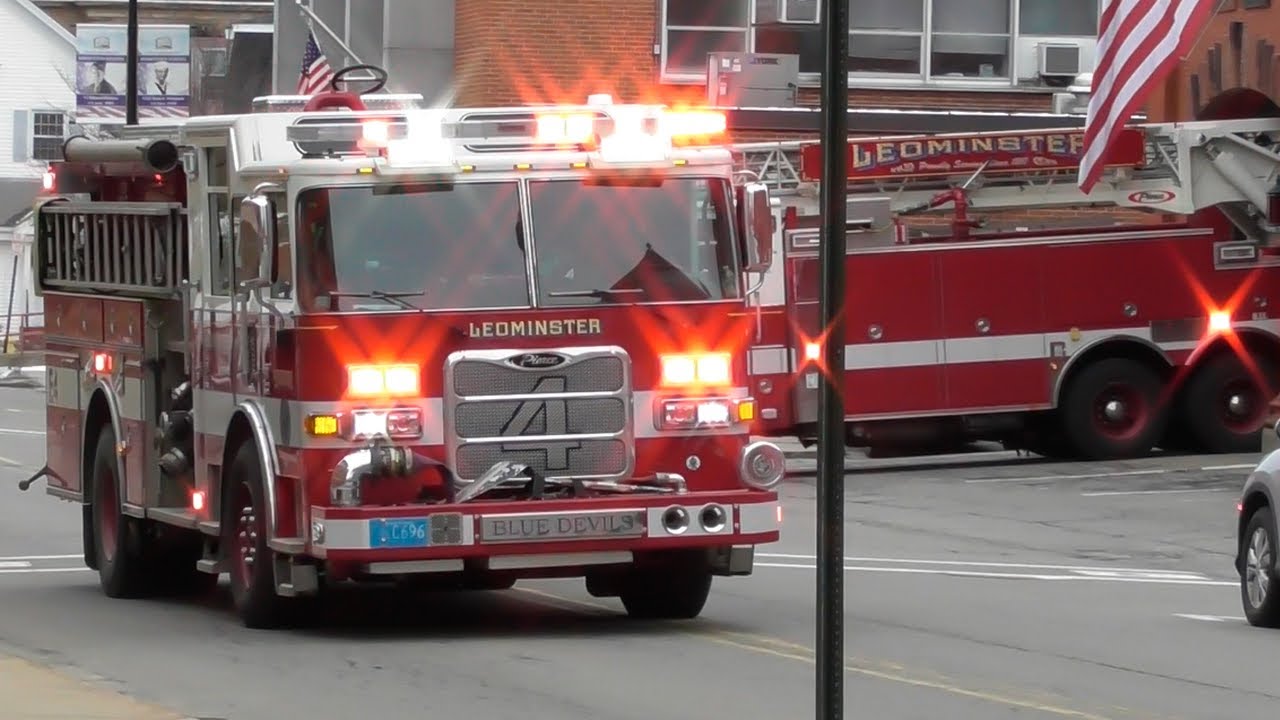 Leominster, MA Fire Department Deputy Chief, Engine 4, & Ladder 1 Responding