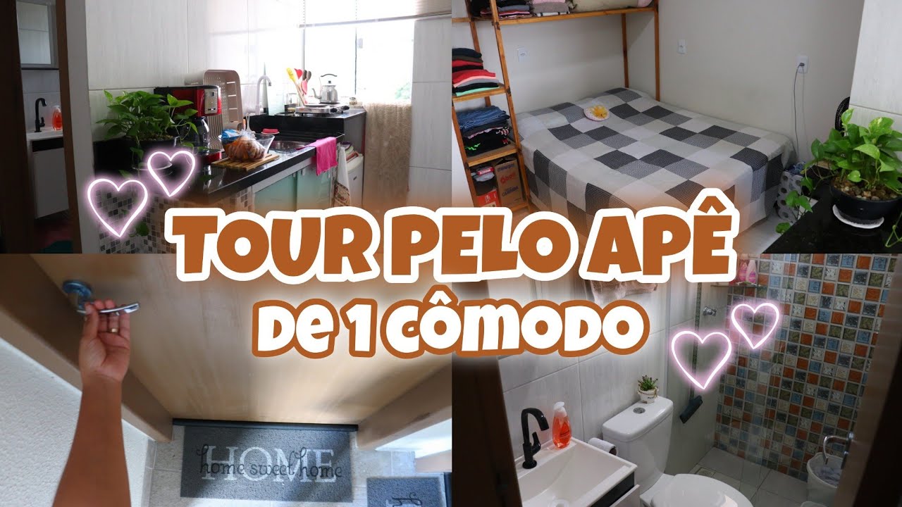 TOUR PELO APÊ DE 1 CÔMODO