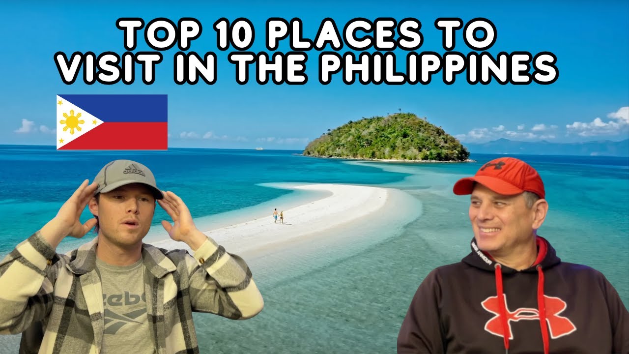 Two AMERICANS REACTION to Top 10 Places To Visit In The Philippines