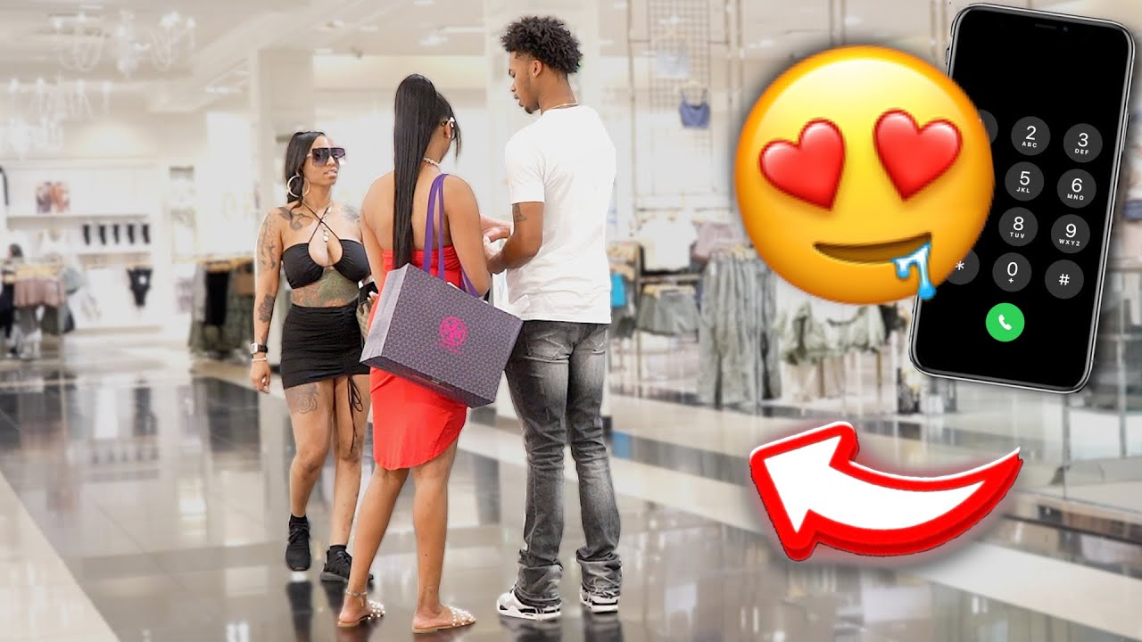 SEEING HOW MANY CUTE GIRLS NUMBERS I CAN GET AT THE MALL !