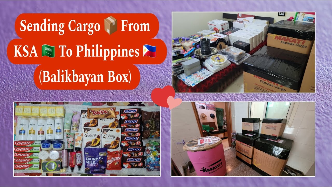 SENDING CARGO 📦 FROM KSA TO PHILIPPINES | MAKATI EXPRESS CARGO | BALIKBAYAN BOX BY SEA CARGO | HAUL