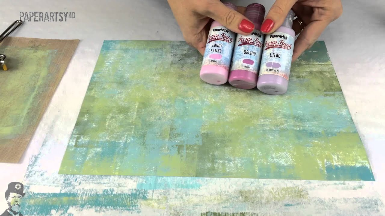 Fresco Chalk Acrylic Brayer Backgrounds 2