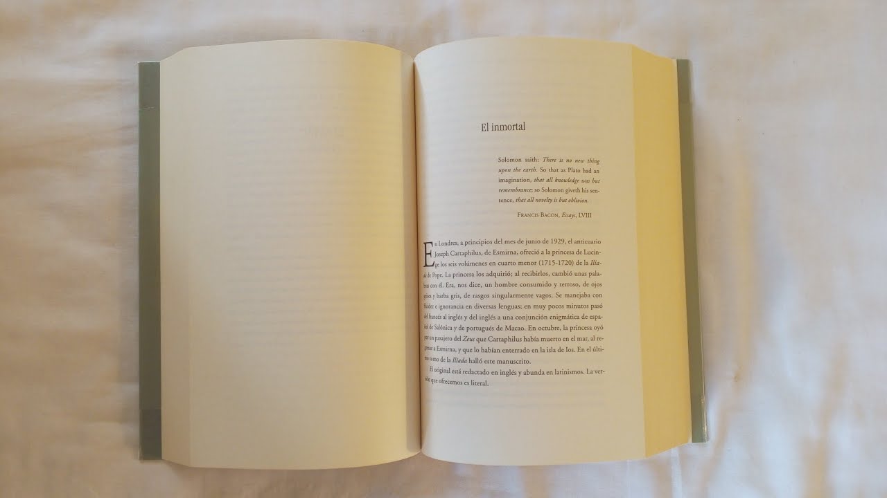 El inmortal de Jorge Luis Borges (Reseña)