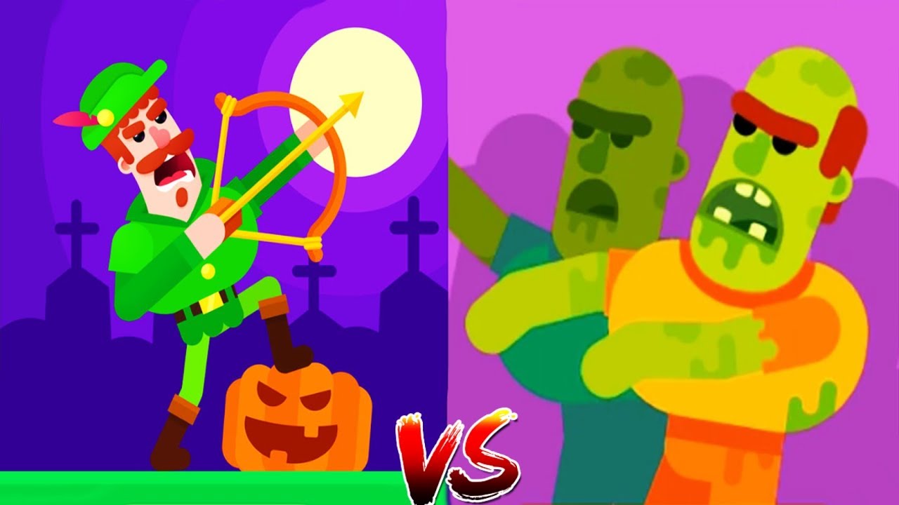 Bowmasters - Gameplay Walkthrough 17 Epic Wins - Zombie Days