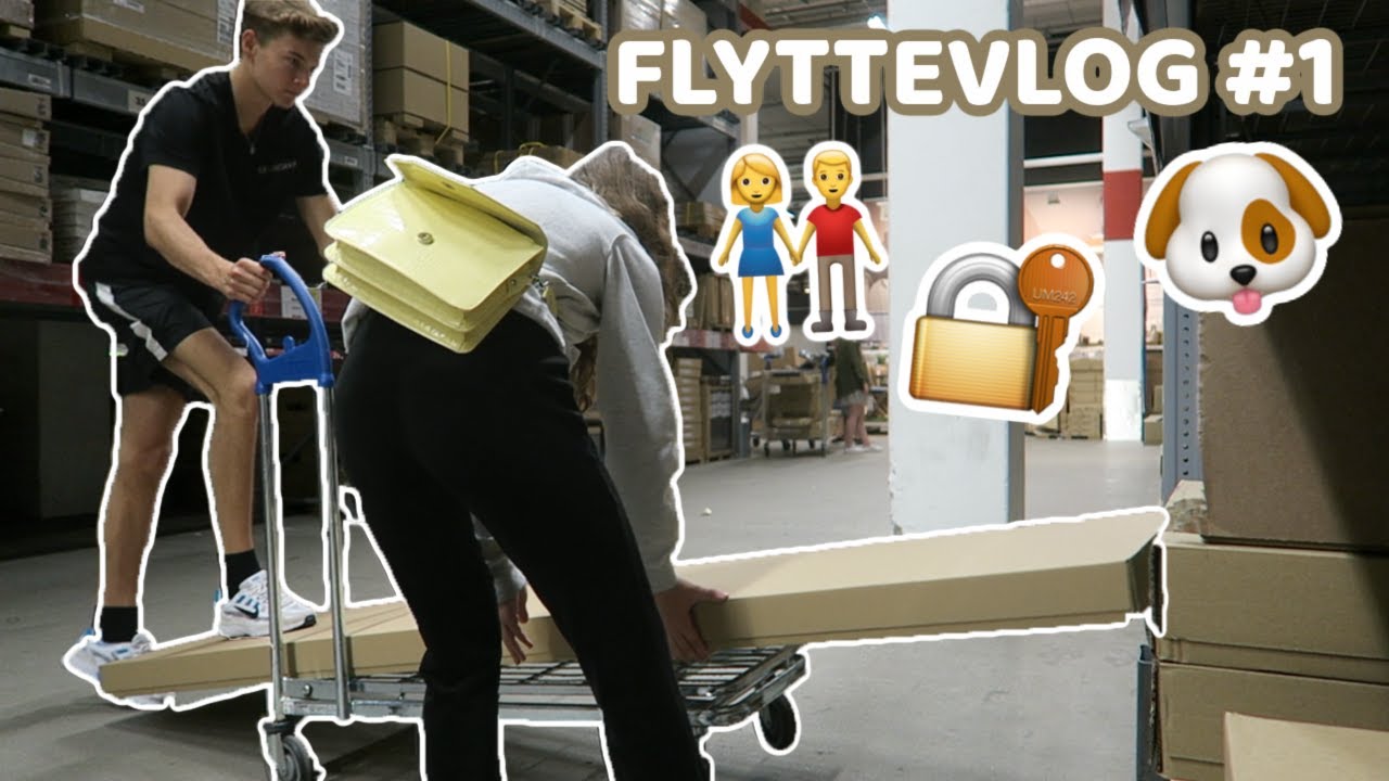 VORES FØRSTE FLYTTEVLOG! VI FLYTTER IND I VORES NYE LEJLIGHED!