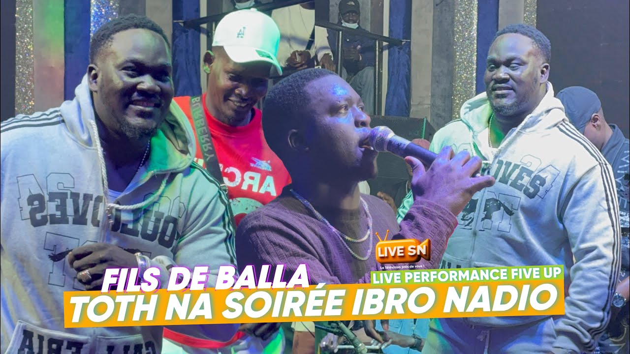 FILS DE BLLA TOTH NA SOIRÉE NADIO APRÈS SA DEFAITE au FIVE UP #livesn #ibronadio 