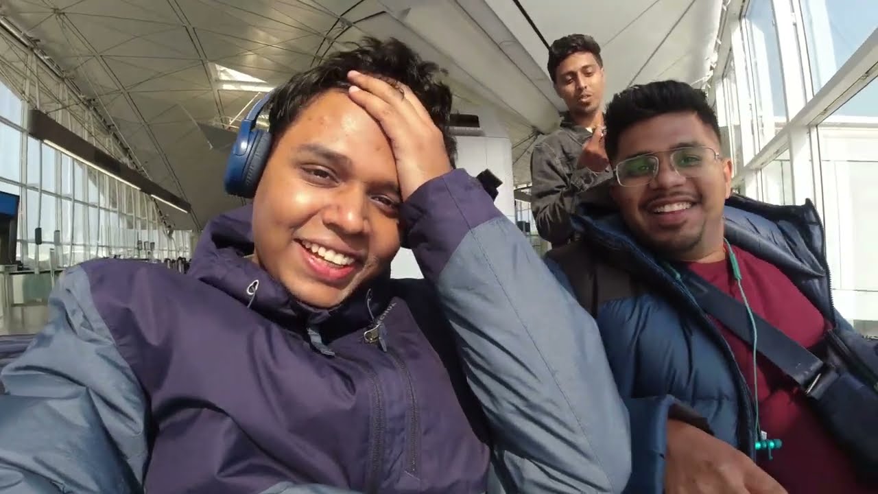 My Journey towards Canada || Flight from Pune to Canada Via Hong-Kong || Roaming Derive