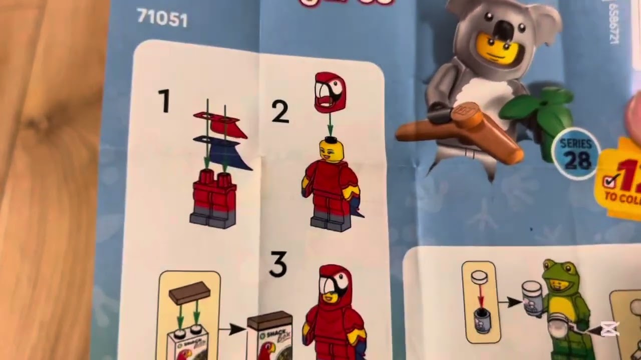 Testuję minifigurki z nowej 28 serii Lego 🐶😺🐰