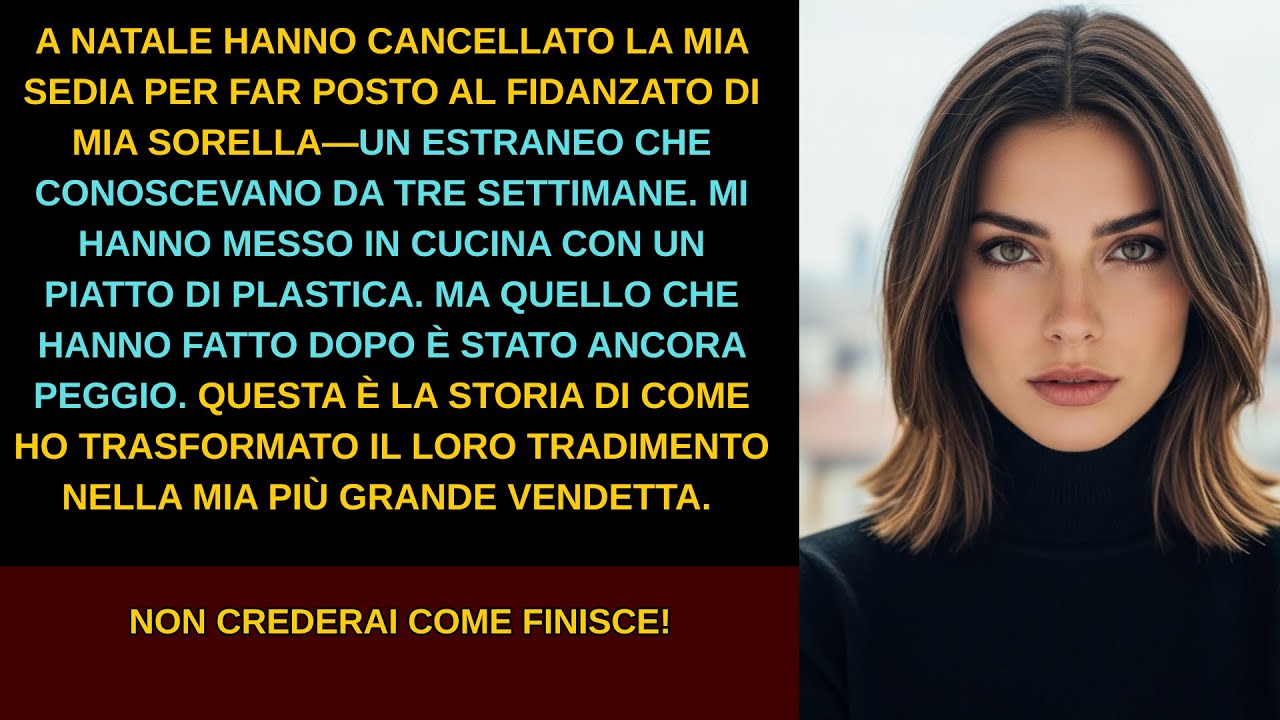 A Natale la mia famiglia ha cancellato la mia sedia—e l'hanno data al nuovo fidanzato di mia sorella