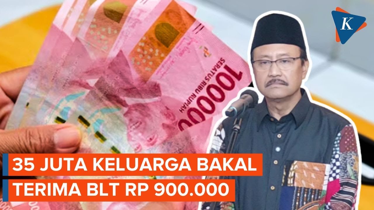 BLT Rp 900.000 Diberikan ke 35 Juta Keluarga, Ditransfer lewat Bank dan Kantor Pos