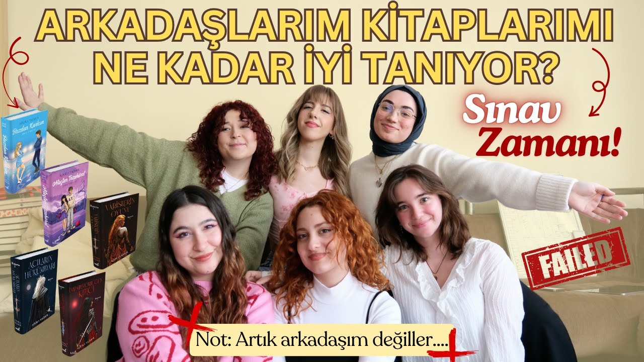 Arkadaşlarım Kitaplarımı Ne Kadar İyi Tanıyor? (az miktarda spoiler içerir)