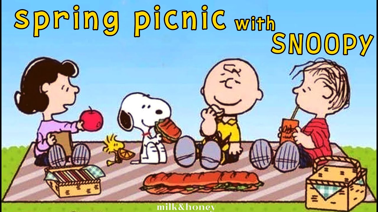 【Playlist】Spring Picnic Jazz with Snoopy | upbeat jazz music to make you feel alive in this world