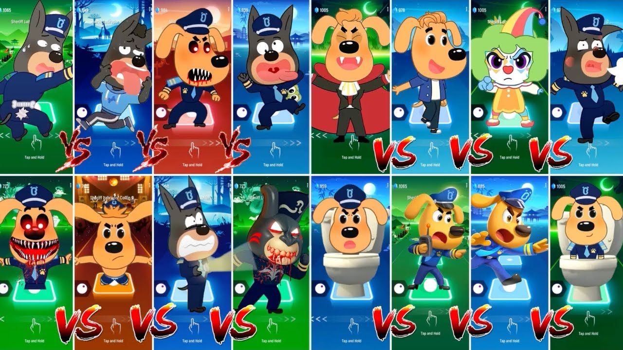 Sheriff Labrador Team 🆚️ Sheriff Labrador Exe Team. Who Is Best?