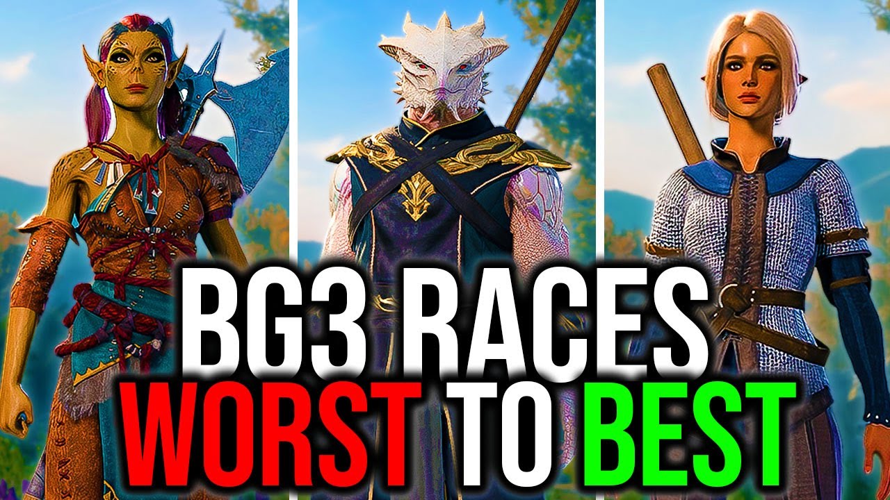 All Baldur's Gate 3 Races RANKED Worst to Best