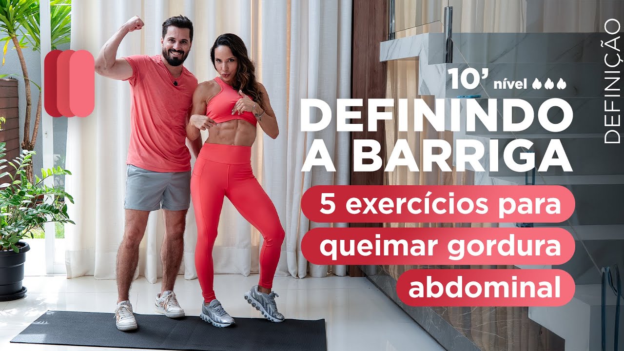 Barriga mole de avental - 5 exercícios perder barriga em casa - o último é o melhor- Carol Borba 