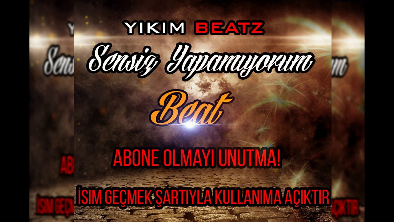 Sensiz Yapamıyorum Beat [ YIKIM BEAT'Z ] Arabesk Rap Beat