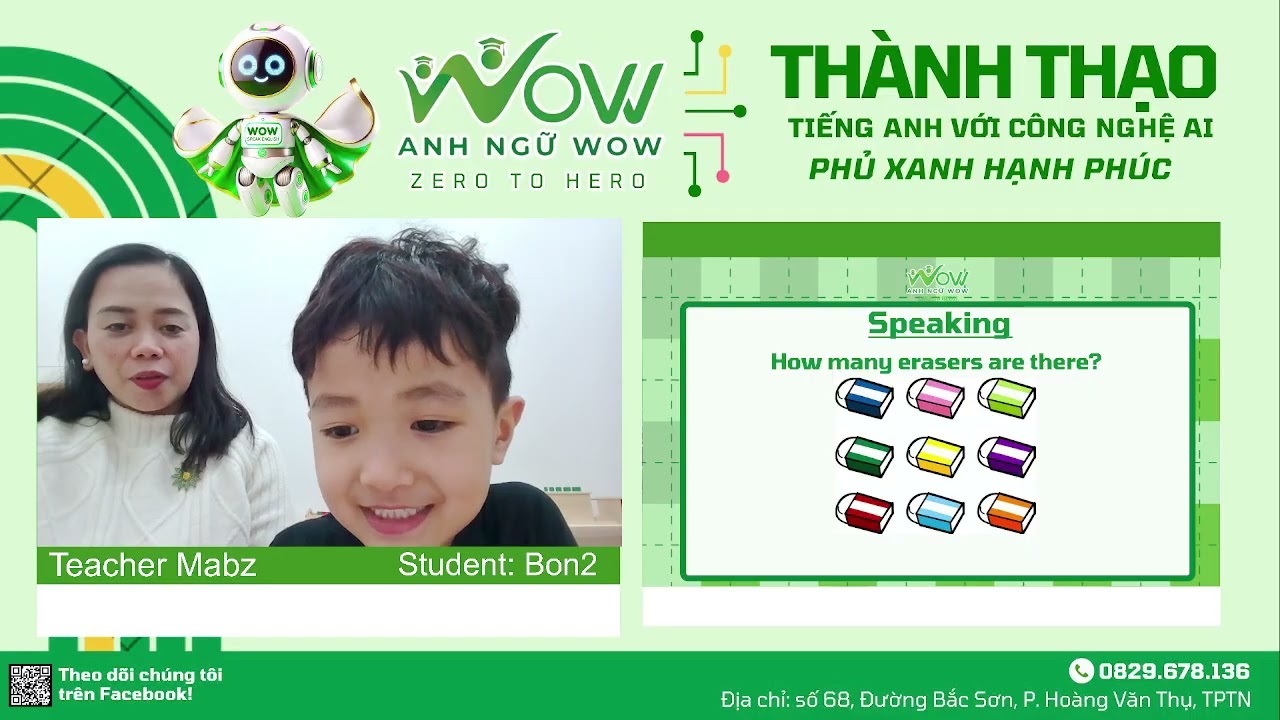 Bon2 - Wonder 2 - ACS Speaking Test Unit 1-2
