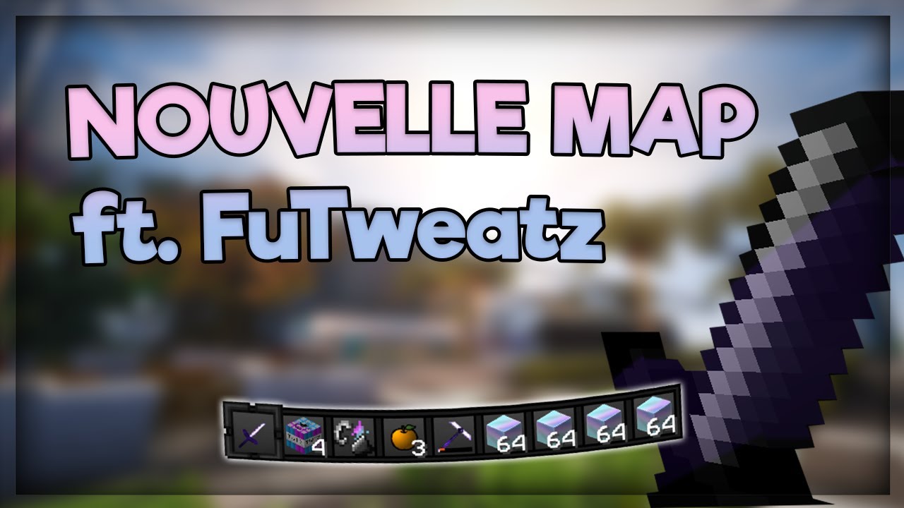 MINECRAFT : VOICI MA NOUVELLE MAP POUR PRESENTER LES PACK RUSH (ft. FuTweatz Pack)